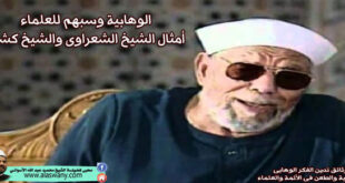 الوهابية وسبهم للعلماء :أمثال الشيخ الشعراوى والشيخ كشك